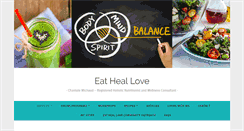 Desktop Screenshot of eatheallove.com